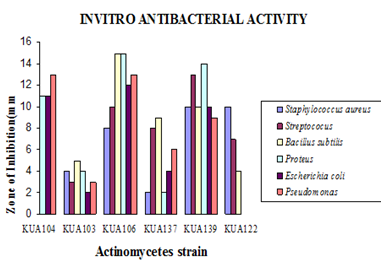 Screening Of Antagonistic Activity Of Marine Actinomycetes